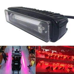 6 LED Straight Line Light 12-80V Warning Lights For Forklift Trucks Danger Blue Red Warning lights For linde Hyster