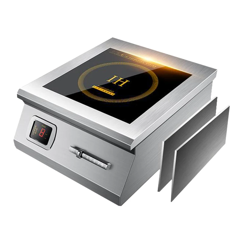 

Commercial 8000W High-Power Induction Cooker for Restaurant Hotel 380V Electric Waterproof Stainless Steel Housing Hotpot