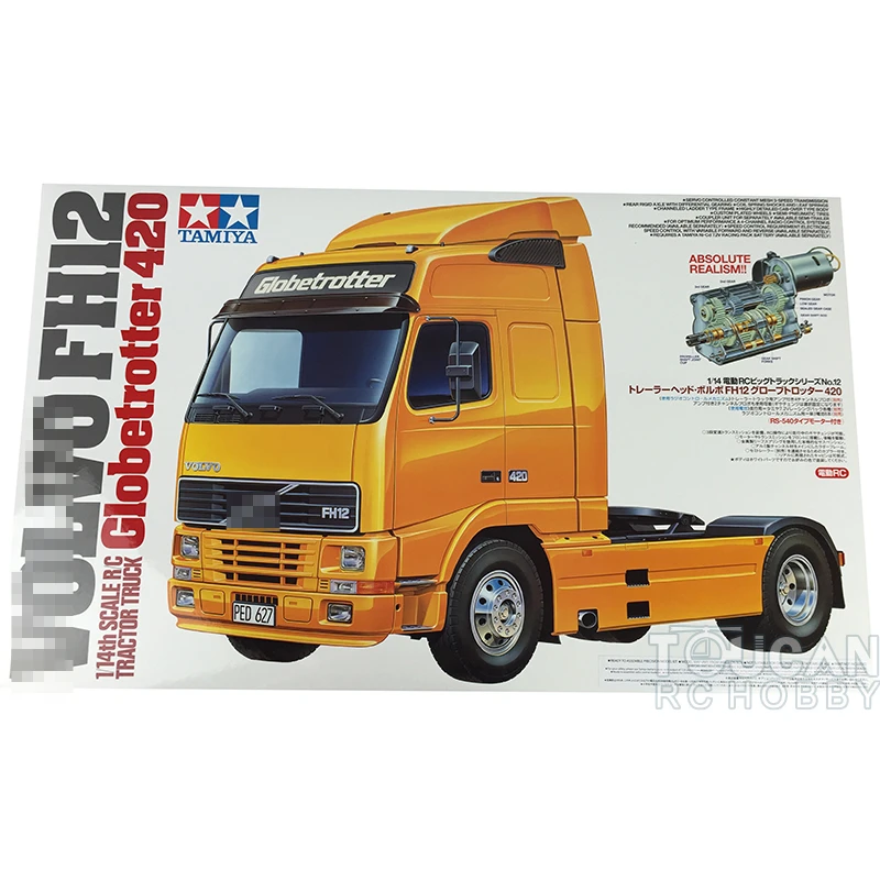 Tamiya – camion télécommandé 1/14 tracteur tête de boue FH12 globe trotter 420 56312 KIT jouets modèles