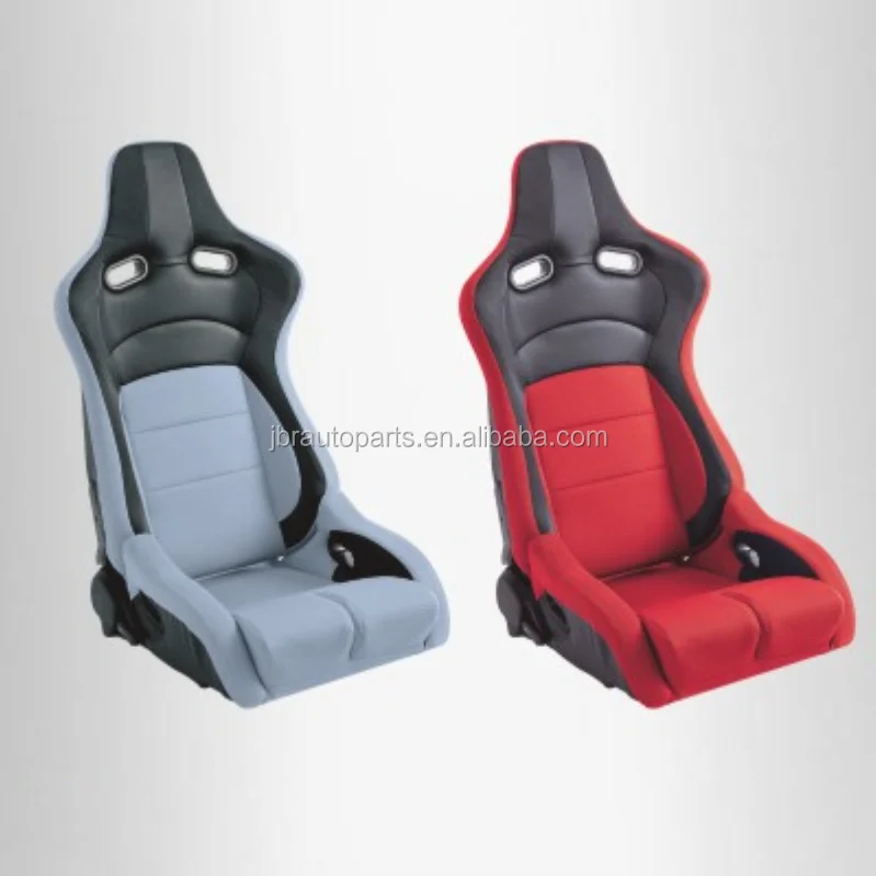 1061 Red Universal Vehicle Slider Simulator Gaming Station Adjustable Sim Bucket Racing Seats