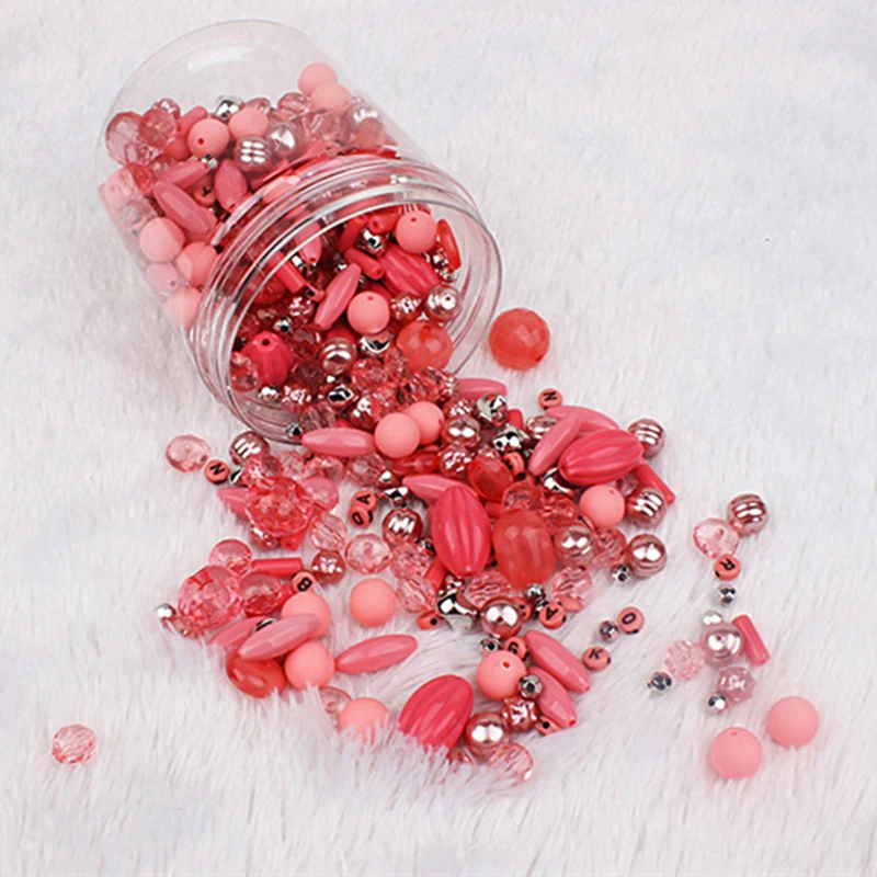 New 20g Mixing Style Color Acrylic Beads For DIY Phone Chain Handmade Bracelet Jewelry Making Accessories