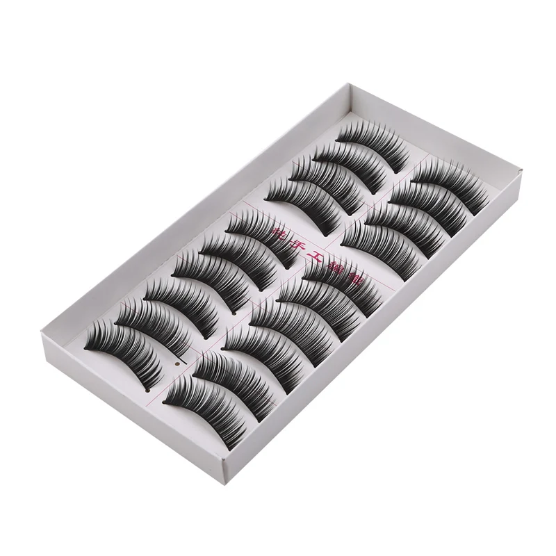 10 Pairs Natural False Eyelashes Fake Lashes Long Makeup 3d Mink Lashes Extension Eyelash Mink Eyelashes Beauty Extensions Tools