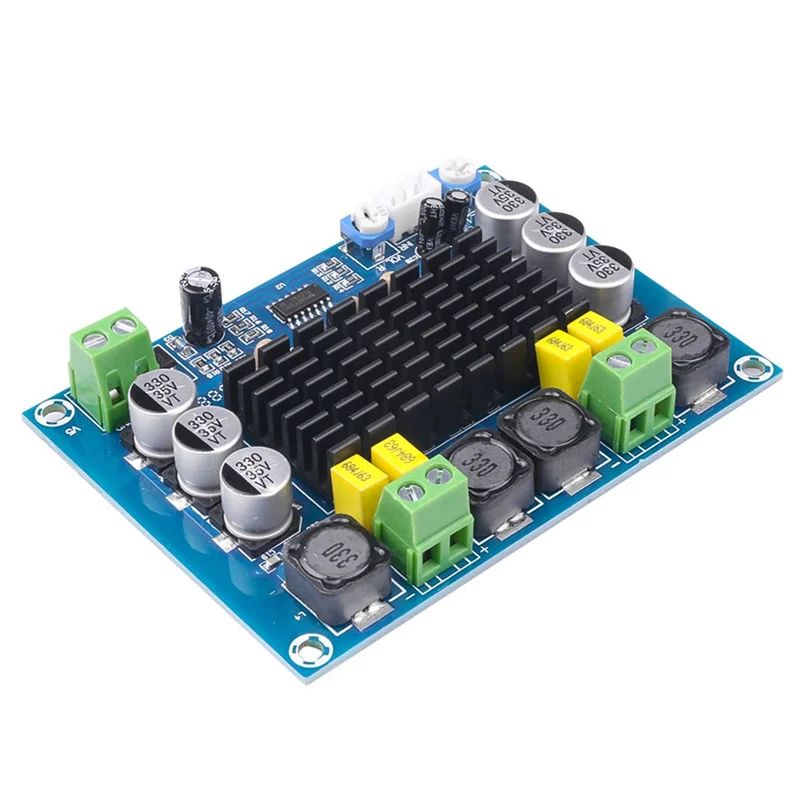 PHILE-DC 12V 24V 2X120w Digital Audio Power Amplifier Board Dual Channel Stereo High Power For Speaker