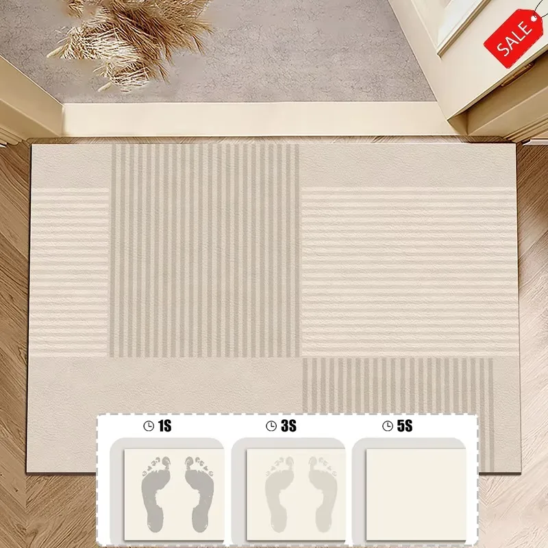 

Anti-slip Bathroom Doormat Super Absorbent Diatom Mud Carpet for Living Room Kitchen Floor Mat Entrance Corridor Balcony Rug 담요