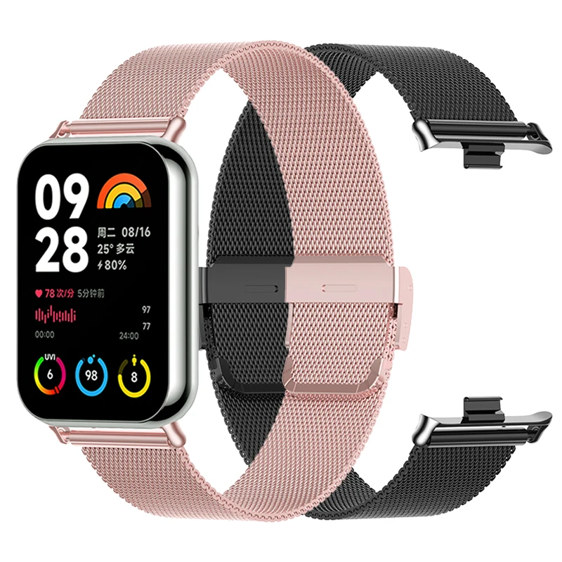 Metal Strap For Xiaomi Mi Smart Band 8 Pro/9 Pro/10Pro Replacement Sport WristBand for Redmi Watch 4 5 6 Band Bracelet Correa