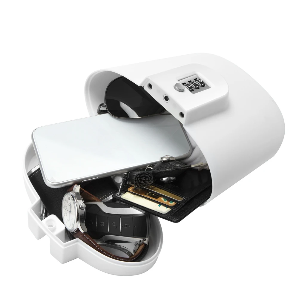 Password Box 3-Digit Combination Lock Beach Bucket Storage Box Hiking Sports  Outdoor Security Storage Box