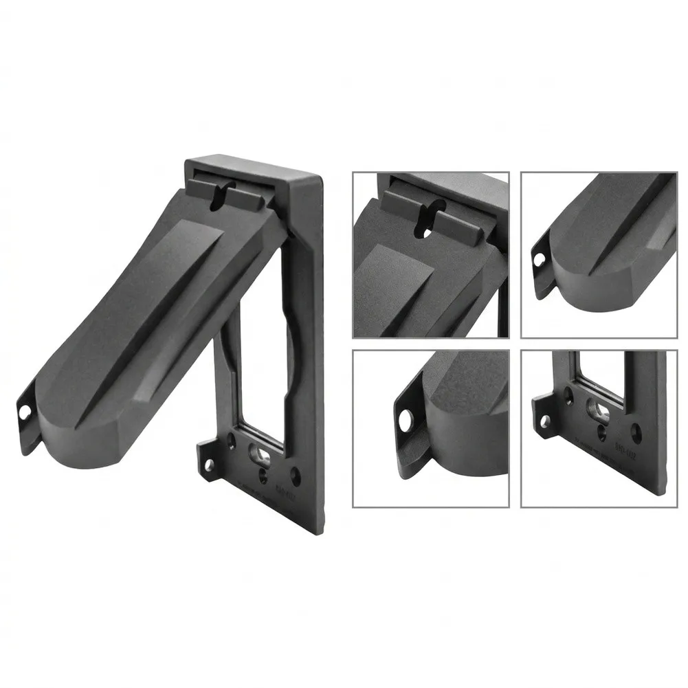 Bathroom Socket Guard GFCI Outlet Cover Standard Mounting Size Secure Fit Installation for Easy Install Outdoor Switch Cover