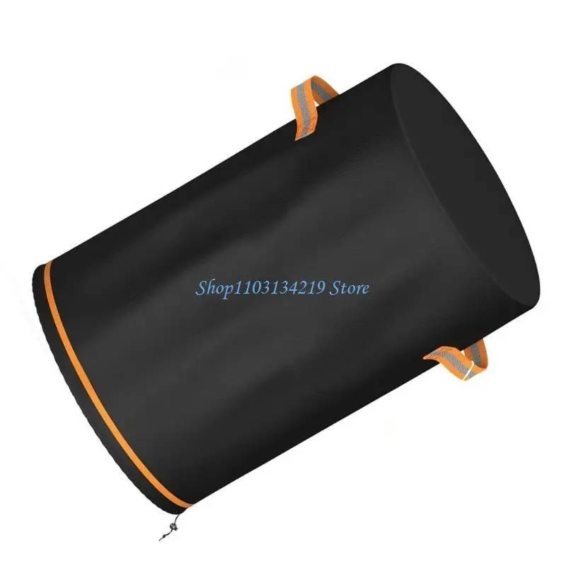 N5KC Heavy Duty 600D Oxford Pit Cover Round Waterproof Windproof Outdoor Fireplaces Cover Protector Accessories