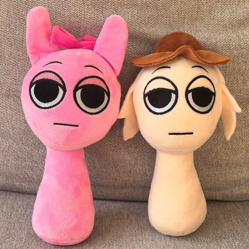 Nuevos juguetes de peluche Sprunki Incredibox muñeco de peluche Anime juego de rol almohada de dibujos animados muñeca niños muñecos de peluche regalos de navidad