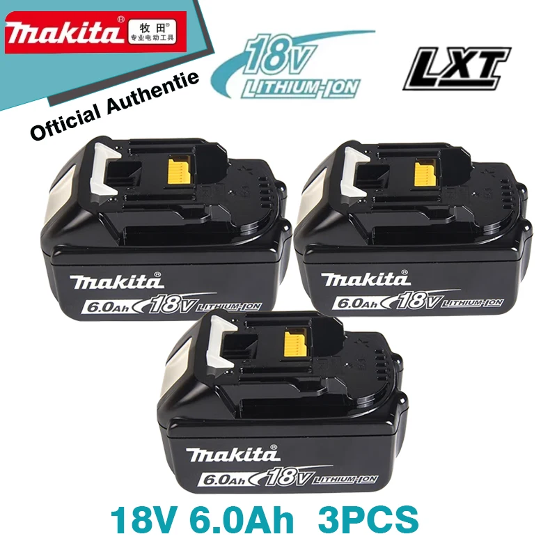 100% original Makita18V 6.0Ah Rechargeable Battery ,For Makita Power Tools Battery BL1830 BL1830B BL1840 BL1840B BL1850 BL1850B