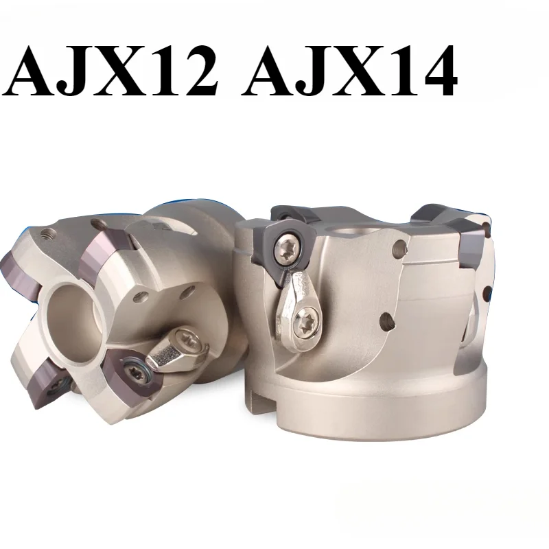 Milling Cutters Tools AJX12 50-22-3T AJX12 63-22-4T Indexable Face Milling Cutter Mill Head AJX12 AJX14 80-27 JDMW1204 JDMW1405