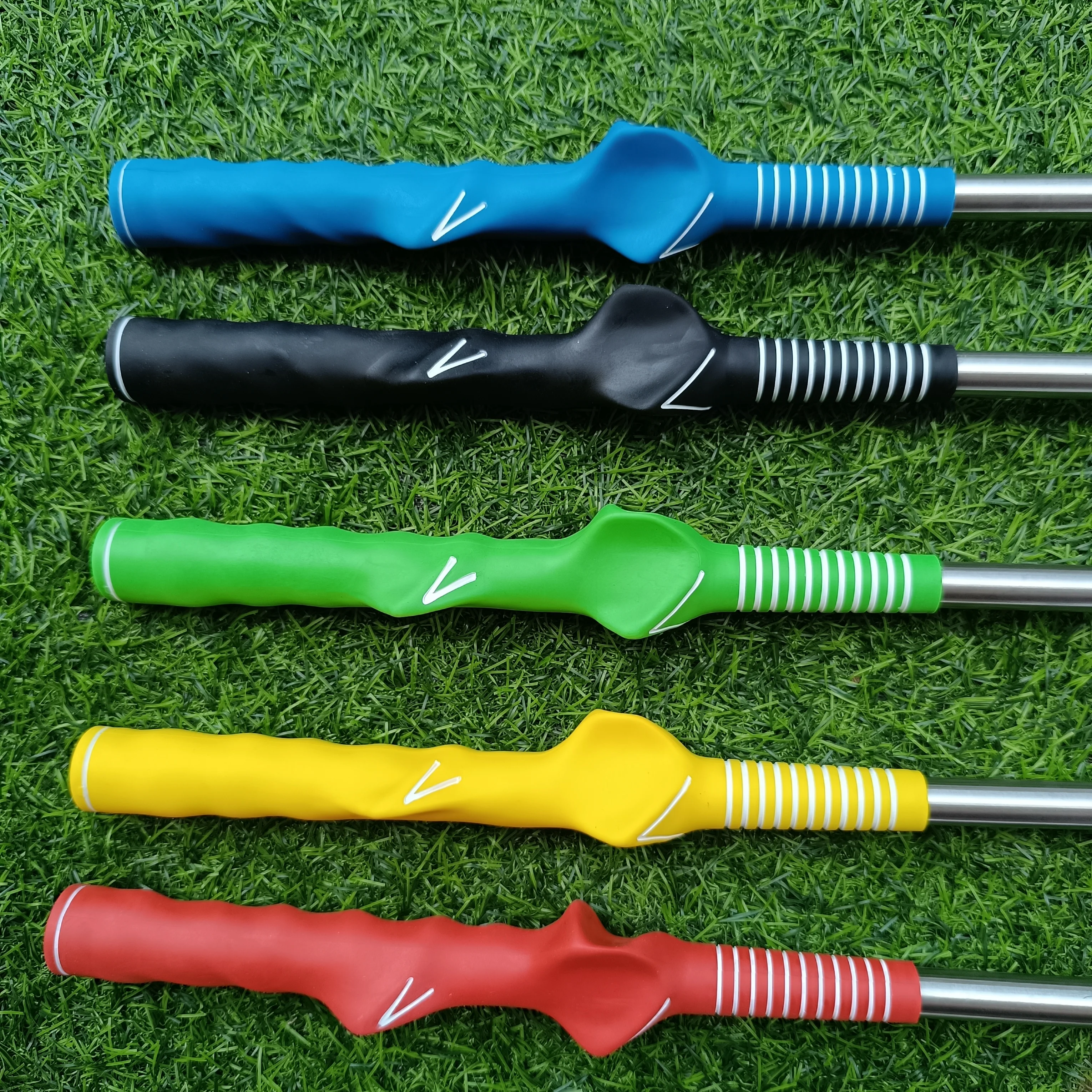 Retractable Golf Swing Training Aids Telescopic Golf Grip Trainer for Warm Up and Tempo Training