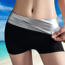 Women Sauna Sweat Pants Thermo Fat Control Legging Body Shapers Fitness Stretch Control Panties Waist Slim Shorts