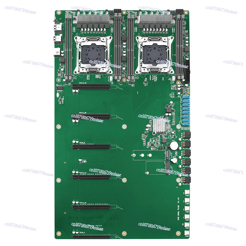 

GIGABYTE X99 Dual plus Main Board LGA 2011-3 Processor Support DDR4 Memory 6 PCI-E Graphics Card Slot Large Spacing for Gaming