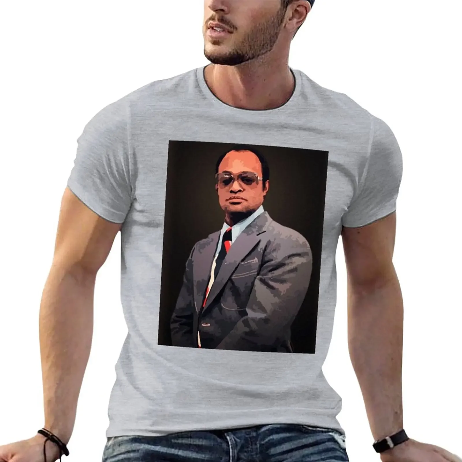 Mister untouchable Leroy Nicky Barnes T-Shirt korean fashion aesthetic clothes Short sleeve tee t shirts for men pack