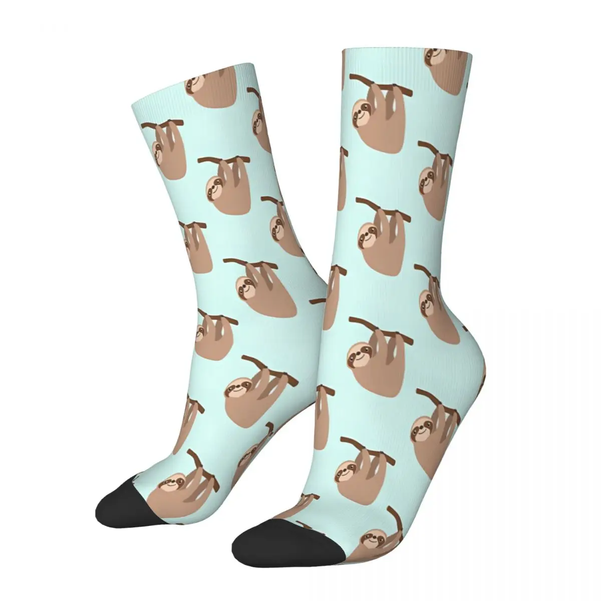 Cute Baby Cartoon Sloth Design Socks Male Mens Women Autumn Stockings Printed