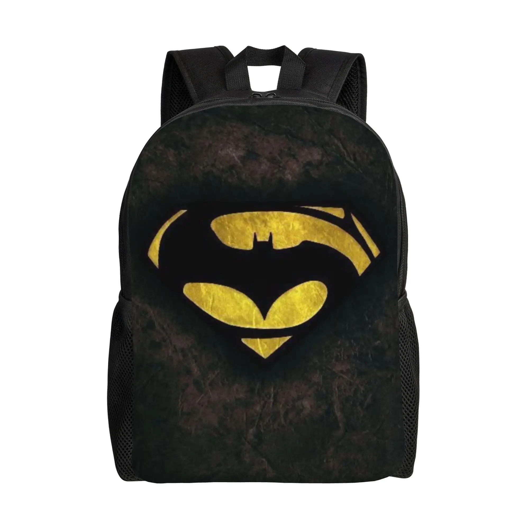 

Batman Schoolbag Back to school season Yellow hero icon Daily Backpack