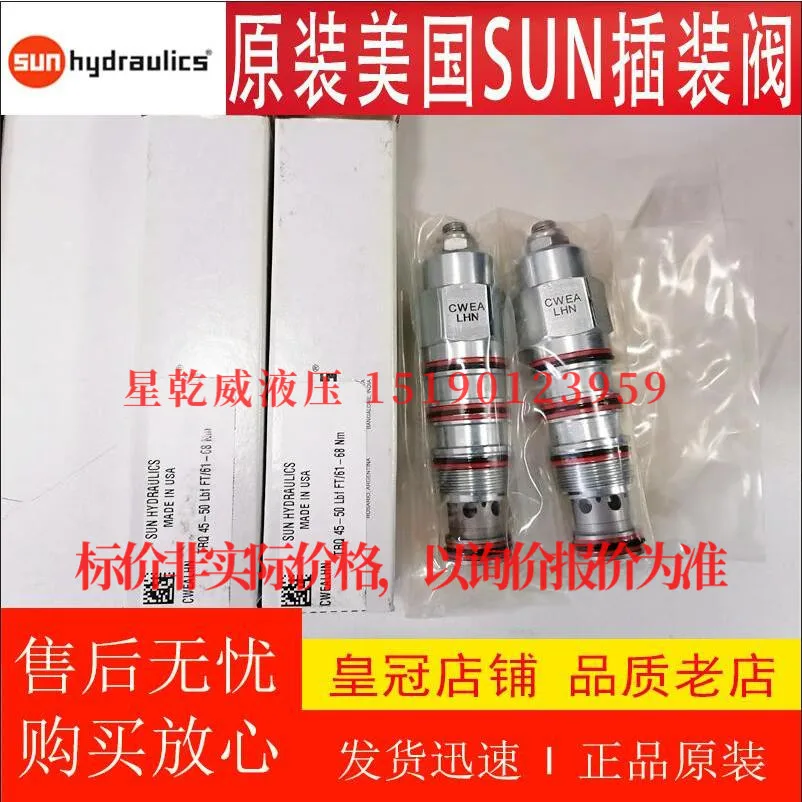 CWCA-LHN, CWEA-LHN, CWGA-LHN, CWIA-LHN, CWCG-LGN Counterbalance Valve SUN