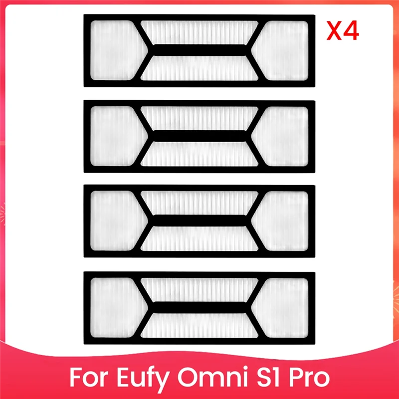 Filtros de alto desempenho BAAM-4 Pack para filtros de vácuo Eufy Omni S1 Pro