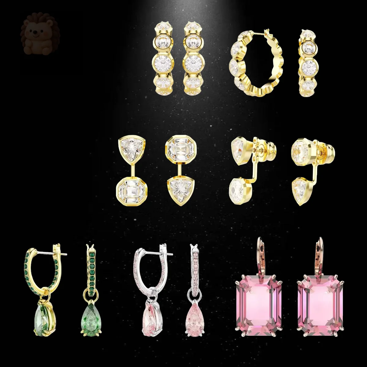 

2025 New Hot Selling Fashion Design Earrings Light Luxury, Natural, Elegant, Essential for Couples' Christmas Gifts and Banquets