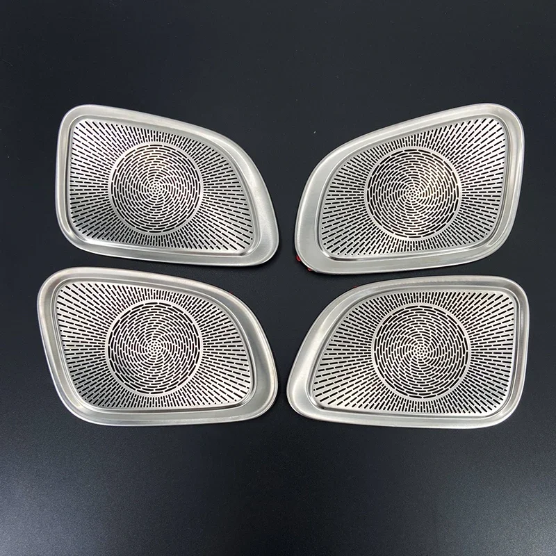 

For Mercedes Benz GLC X254 2023 2024 Car Audio Speaker Door Loudspeaker Panel Stickers Cover Trim Accessories Interior Styling