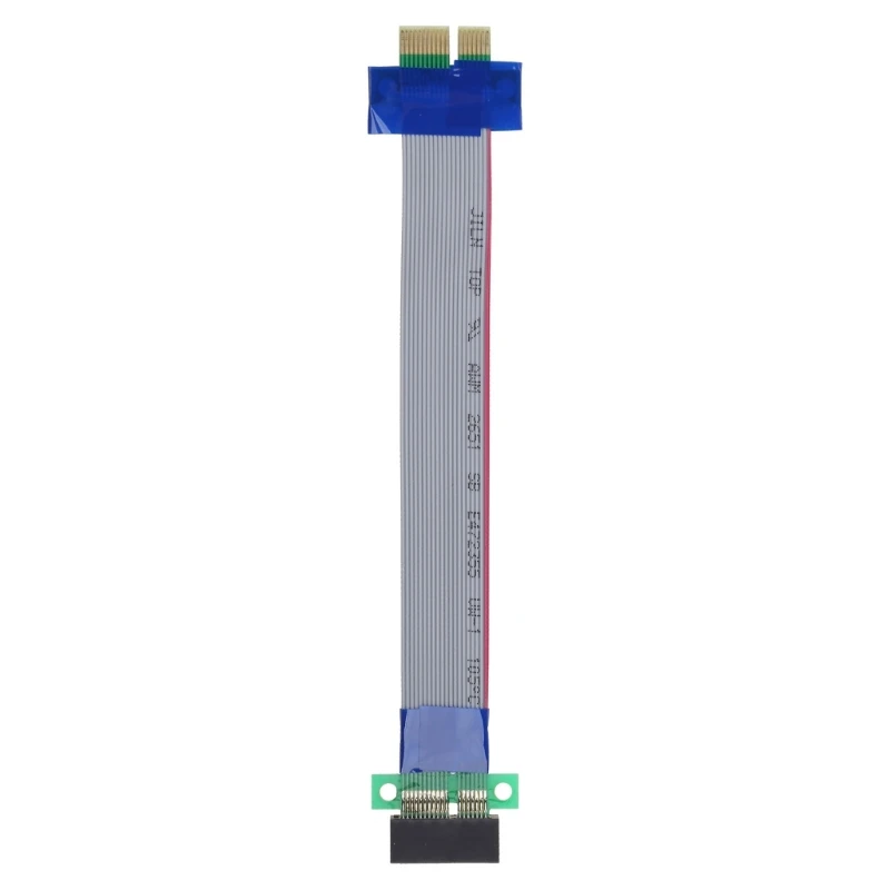 PCI for Express Flex Relocate Cable PCI-E 1X to 1x Slot Riser Card Converter Extender Cable Extension Ribbon for Dropship