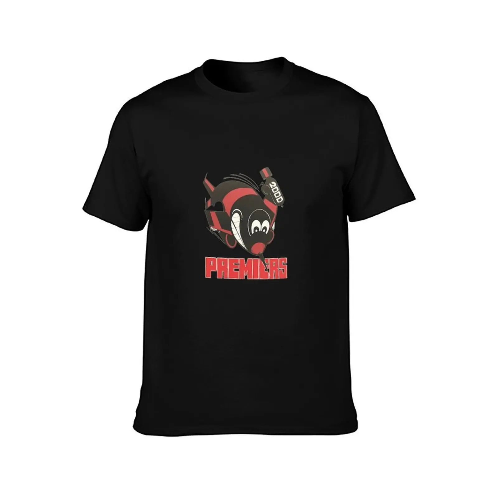 Essendon 2000 Premiers T-Shirt Summer Casual Cotton Tee Oversized Streetwear Tops Vintage Graphic Print Unisex Men Women
