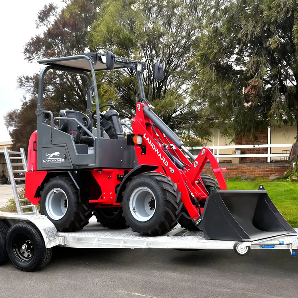 لوادر آلات البناء الجديدة W1150 رافعة عجل زراعية صغيرة محمل كوبوتا محرك الديزل المدمجة 2 طن مخصص