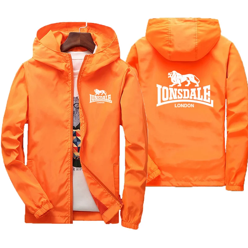 LONSDALE-Men's Fly Outdoor Leisure Jacket, Street Fashion, New, Autumn, 2024, Launch