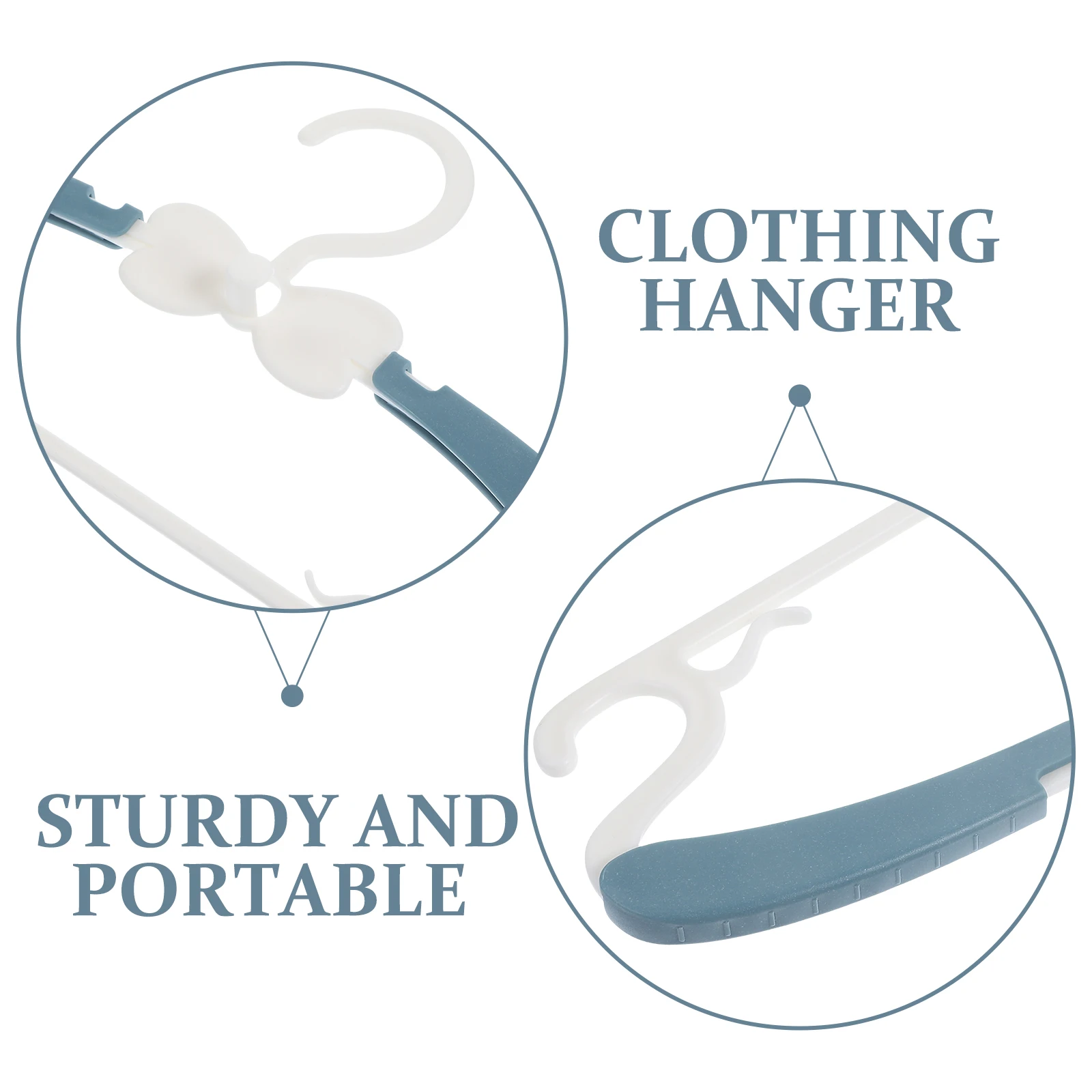 

10pcs Telescopic Hangers Kids Baby Clothes Hangers Plastic Small Child Newborn Toddler Pp Smooth Safe Closet Storage