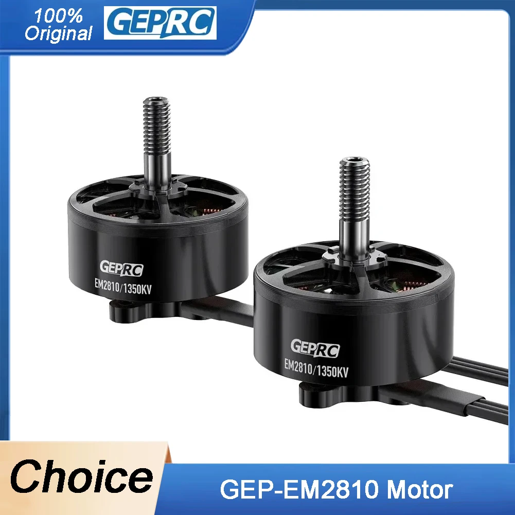 

EM2810 Бесщеточный двигатель 1280KV/1350KV с высоким крутящим моментом 6S LiPo, совместимый с 7-8-дюймовыми FPV дронами дальнего действия для фристайла, часть двигателя «сделай сам» 1