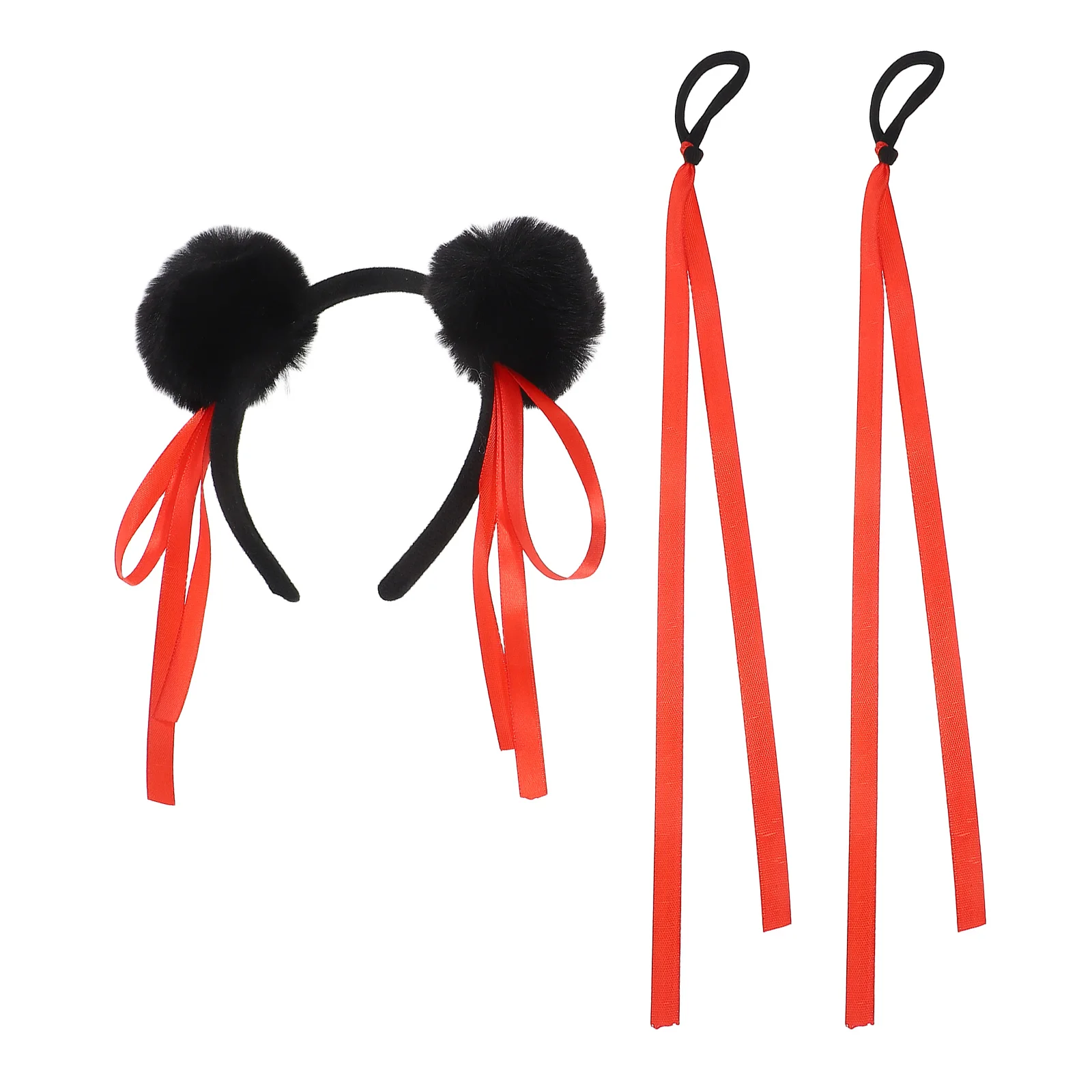 

Ball Headband Headbands Chinese Cultural Cartoon Hairband Cosplay Costume Iron Headpiece Asian