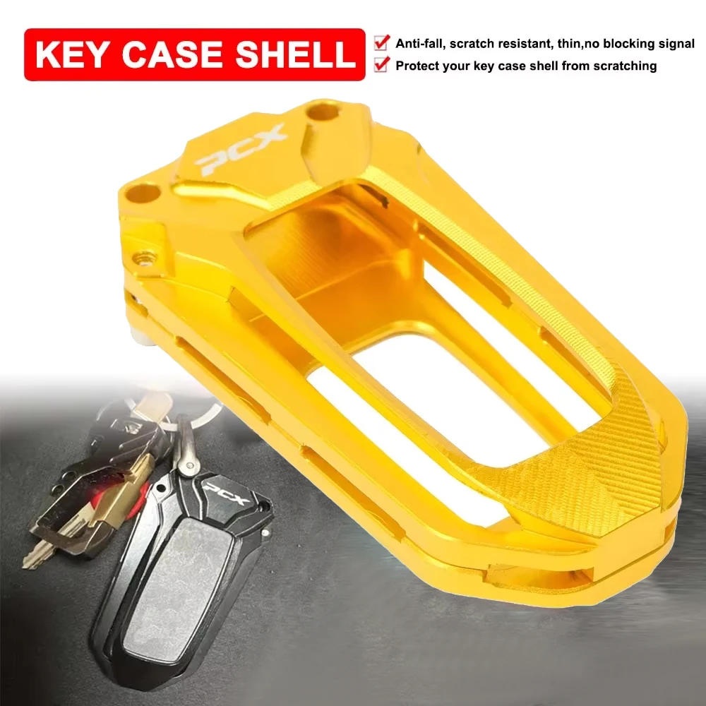

For Honda PCX160 PCX 160 PCX-160 Motorcycle Accessories Remote Key Case Shell Modified Key Protective Cover Keyless Holder Cap