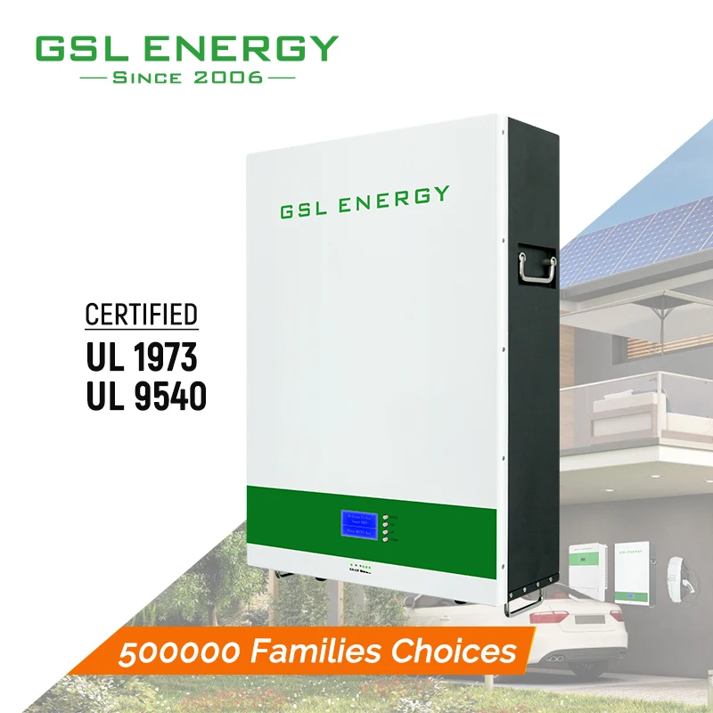 

GSL Energy Tesla Lithium Lifepo4 Solar Panel Powerwall Home Battery 48V 200Ah 100Ah 10Kwh 5Kwh Hybrid Solar Storage System