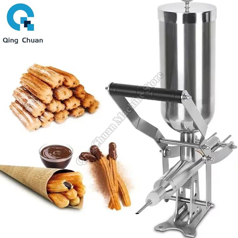 

Filling Machine Desktop Manual Puff Filling Machine Stainless Steel Cream Chocolate Jam Manual Cream Filling Machine