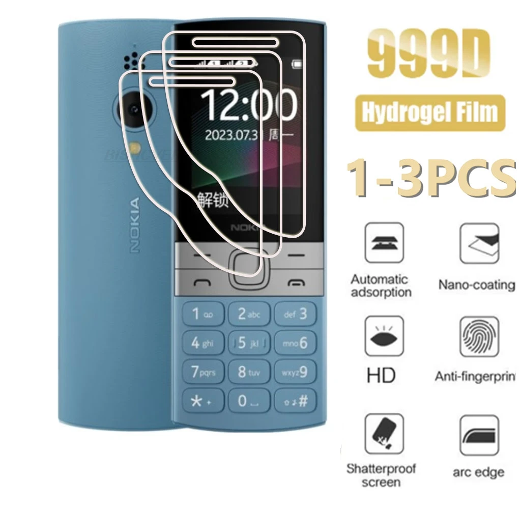 

1-3 Pcs For Nokia 215 4G 150 2G 2023 TA-1278 225 4G TA-1289 Hydraulic Hydrogel Film Full Protective Screen Protector Cover