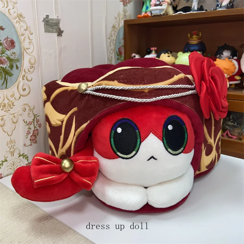 

Game Honkai: Star Rail Argenti Cute Cat Cosplay Soft Dango Plush Stuffed Doll Cotton Plushie Thorw Pillow Toys Xmas Gift