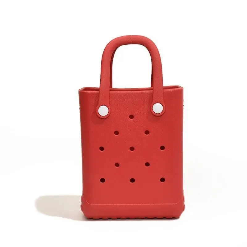Strandtasche Picknick-Aufbewahrungskorb Sommer Damen Reisehandtaschen Mode Einkaufstasche Gummi EVA Wasserdichte Strandtasche Geldbörse – Detail 7