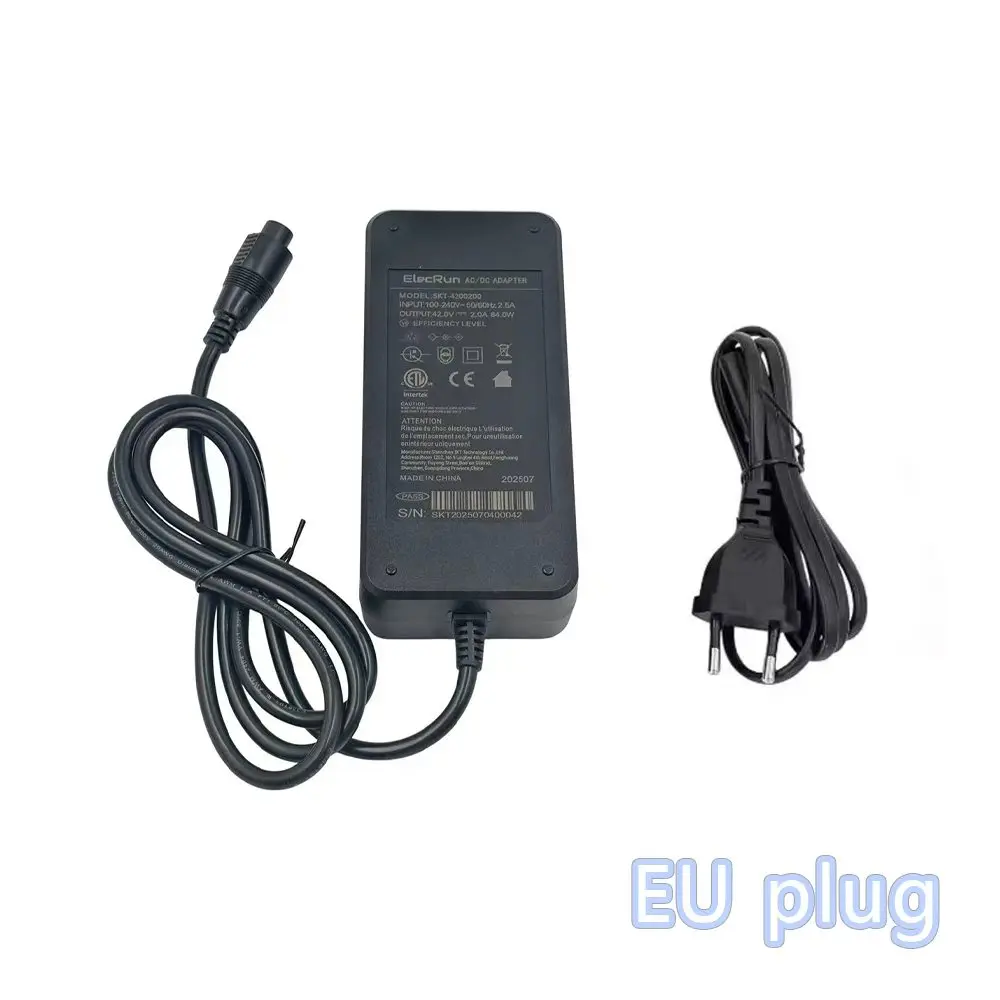 AliExpress NONE ElecRun 42V 2A SV 5-pin Charger Is Compatible With Carrera Crossfire E-Bike [2016-2018] 36V (SVD 5-pin) Joycube Phylion Adapter