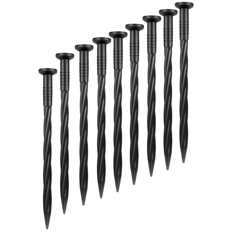 

80 Pack 8 Inch Plastic Landscape Edging Anchoring Stakes Garden Lawn Yard Spikes Landscaping Stakes For Paver Edging