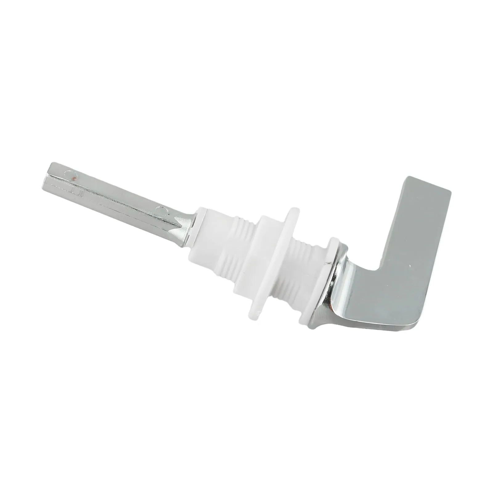 Easy Grip Lever Zinc Alloy Flush Handle Toilet Upgrade Bathroom Improvement Versatile Compatibility Robust Construction