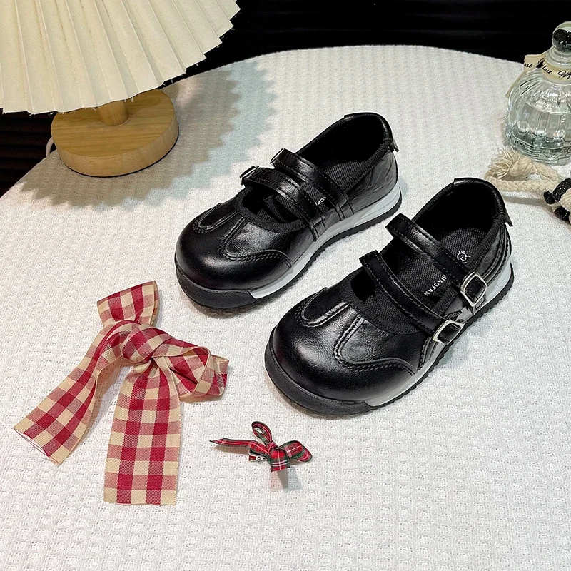 

Детские теннисные туфли принцессы со съемными бантами, детская повседневная обувь с мягкой подошвой, осень 2023, новая спортивная обувь для девочек, нескользящая модная