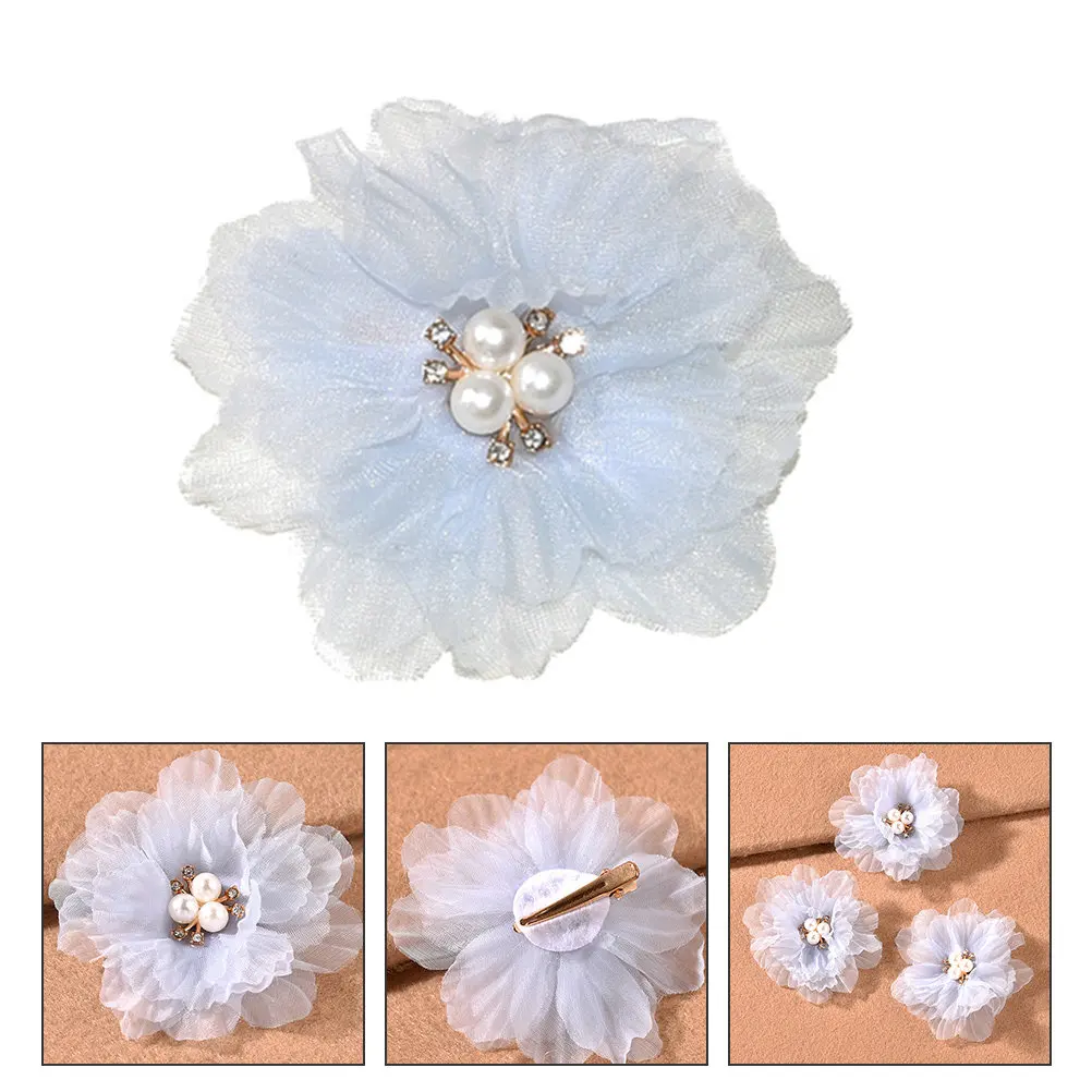 

3Pcs Flower Hair Clips Lovely Fashionable Decoration for Hairstyles Teens Women Hairpin Barrette Hair Accessories