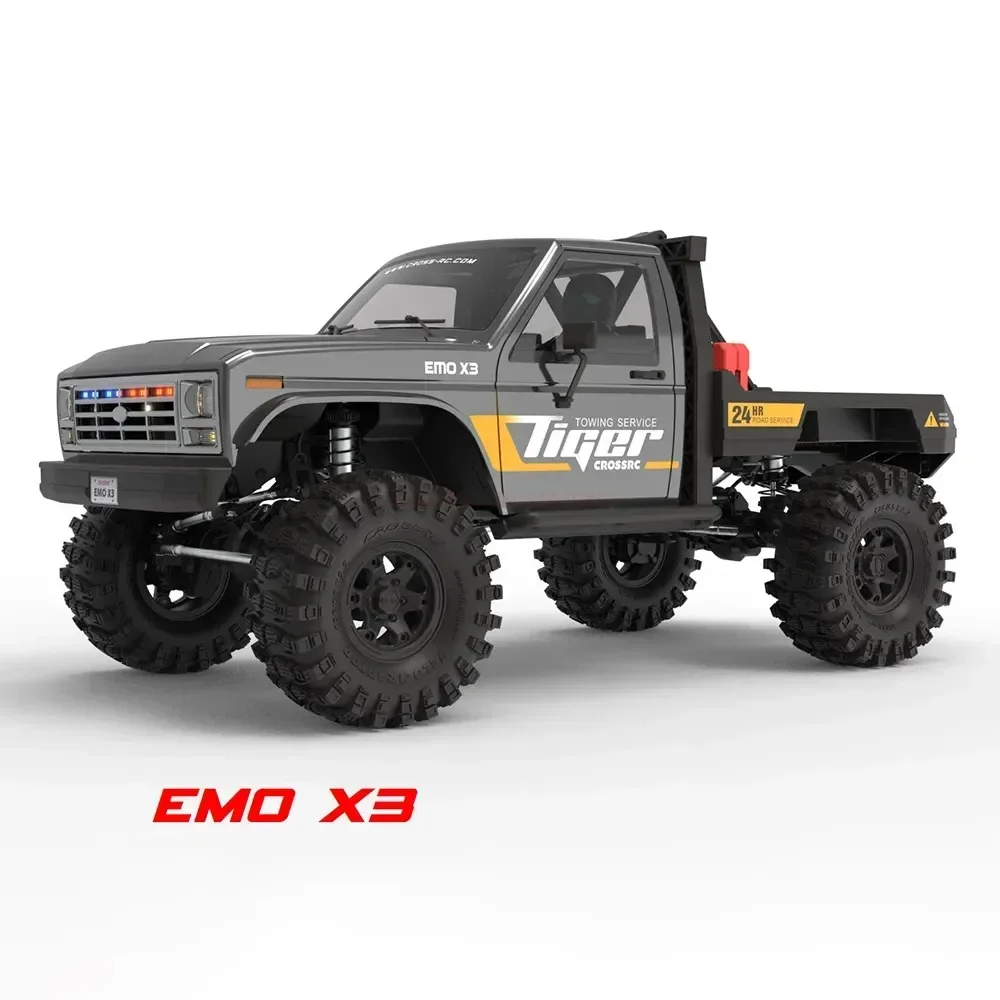 Crossrc Emo X3 1:8 Large Proportion Northeast Tiger Remote Control Electric Rescue Climbing Off-road Vehicle Four-wheel Drive