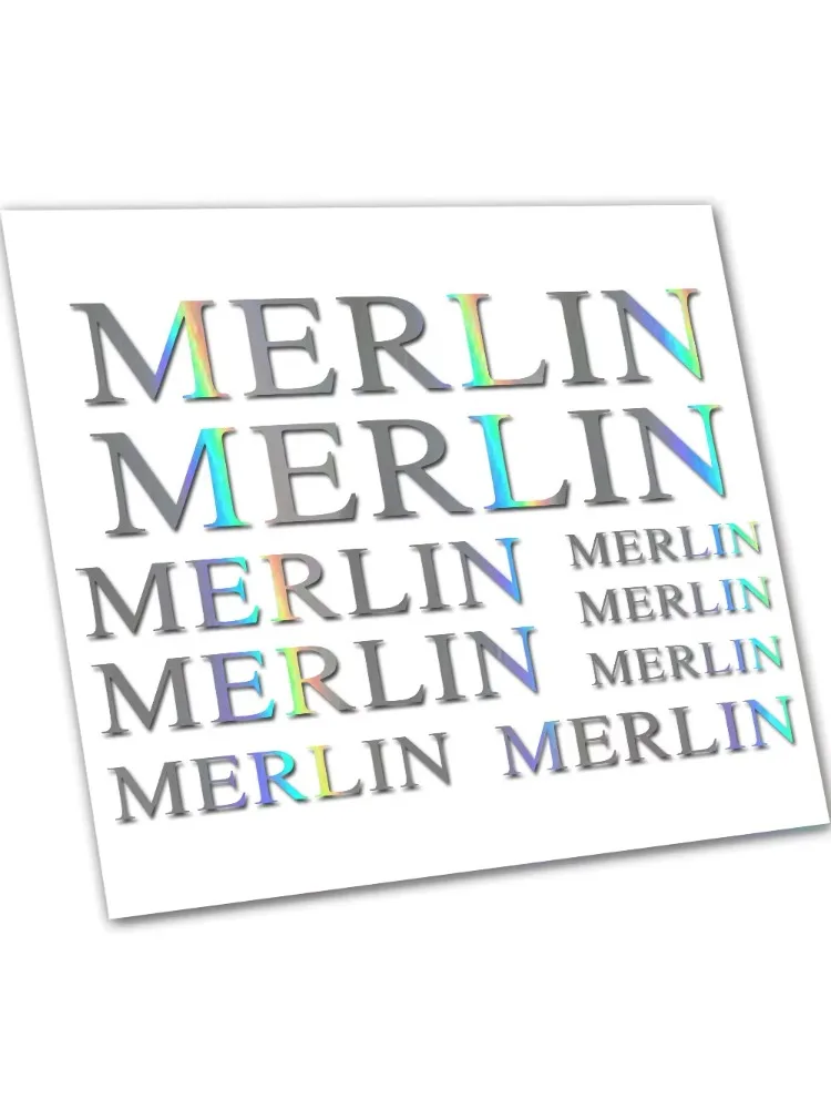 AliExpress For MERLIN Vintage Bicycle Frame Emblem Decals Stickers Kit