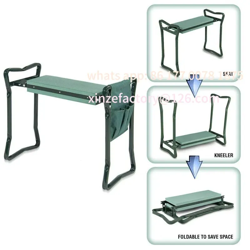 

Customizable Garden Kneeling Stool Sitting Garden Tools Garden kneeler Folding Chair