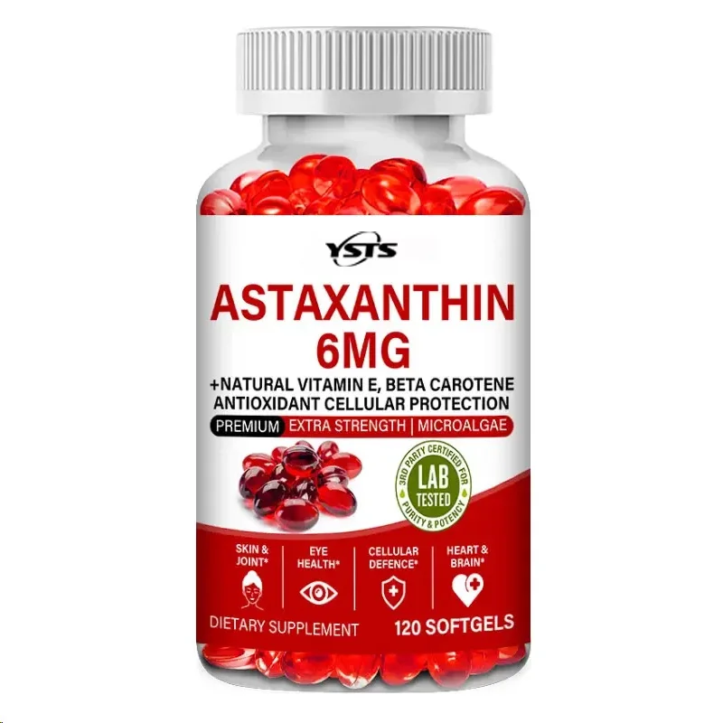 Astaxanthin Capsules - The Best, Astaxanthin of Excellent Quality for Humans, Astaxanthin 100%,Cardiovascular Health