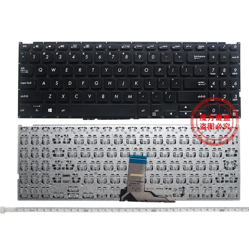 New US Keyboard For Asus Vivobook 15 FL8700 X512 X512D Y5200F Y5000F V5000F V5000 M509 X509 X509FA X509FB