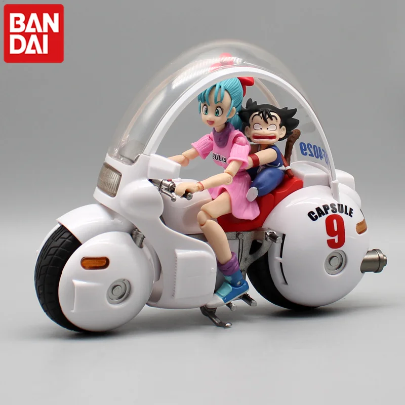 

Cartoon Dragon Ball Gk Bulma Goku No.9 Capsule Locomotive Movable Hand Anime Action Figures Model Ornament Collection Decoration