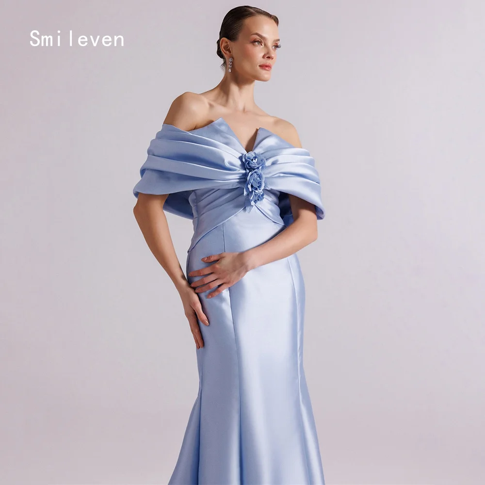 

Smileven Luxury Mermaid Prom Dress Off The Shoulder Party Gowns Elegant Self Cultivation Occassion Dress Customized 2026